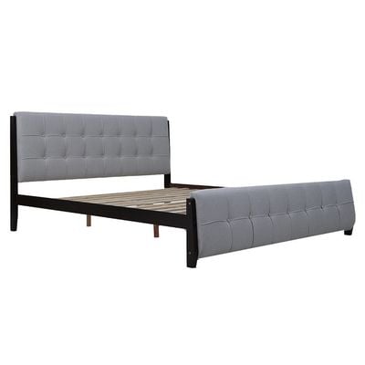 Diego 180X200 King Bed-Dark Cappuccino / Gardenia