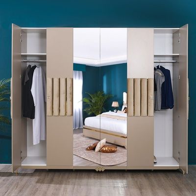 Maynard 6 Door Wardrobe - 2 Years Warranty