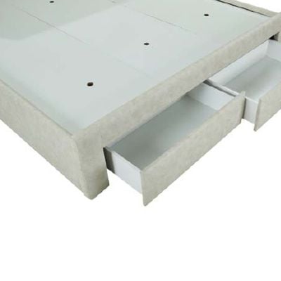 Dacia 180X200 King Bed-Beige