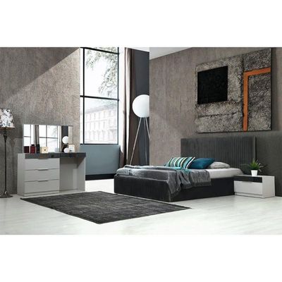 Porto Bedroom Set - White / Grey