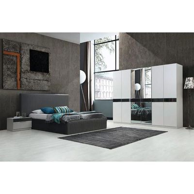 Porto Bedroom Set - White / Grey