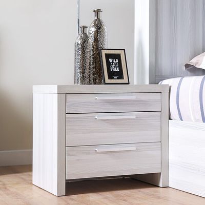 New Miguel Night Stand Set of 2-Light Grey