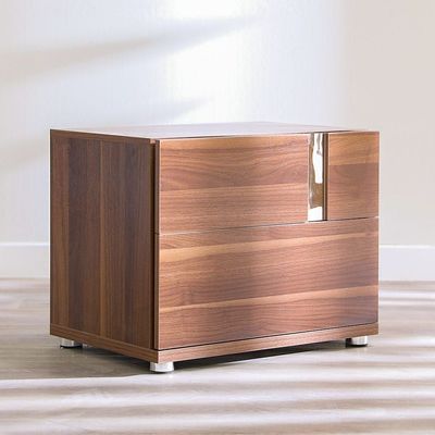 Maybell Bedroom Set - Walnut/Silver