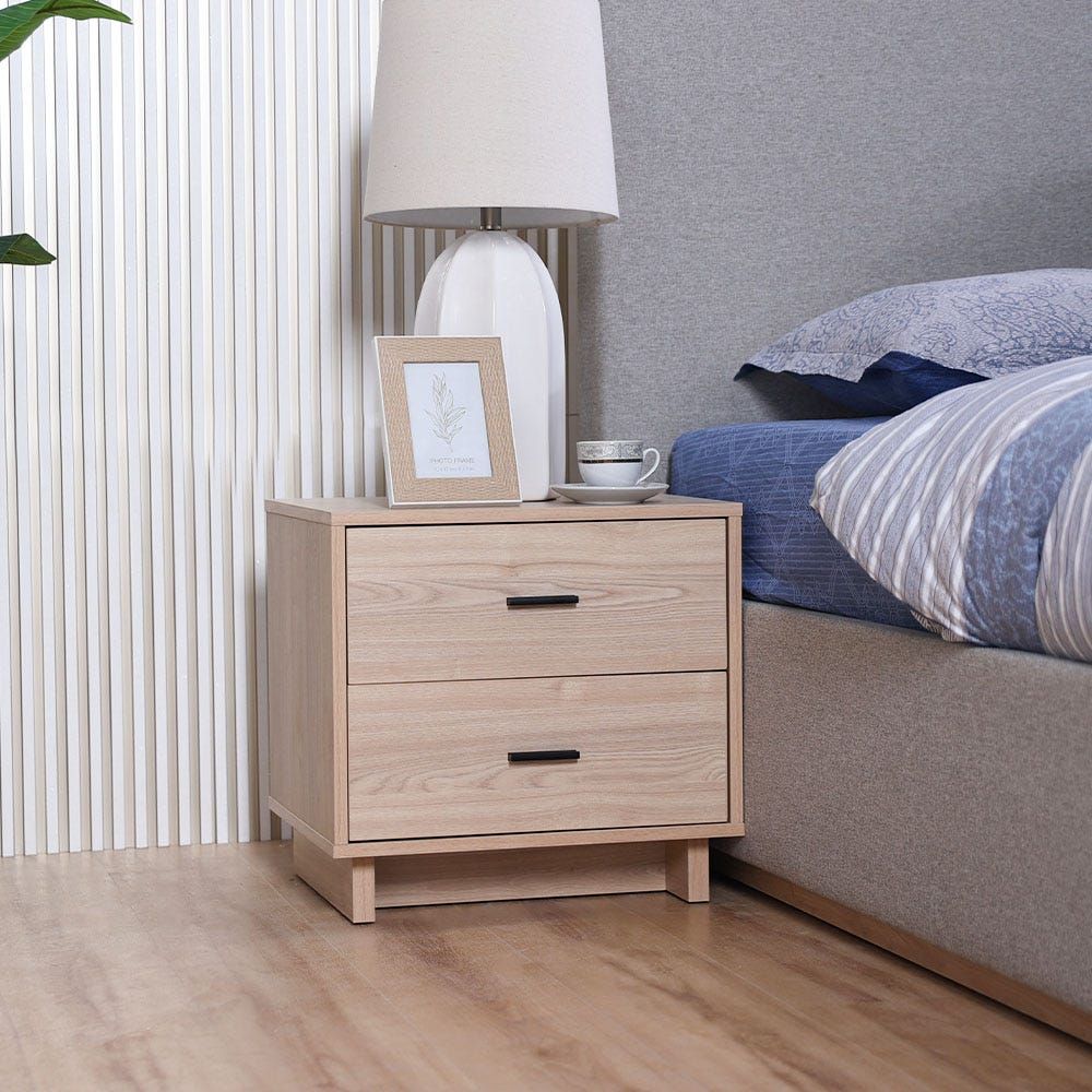 Buy Celeste Night Stand-Maple / Black Online | Danube Home UAE