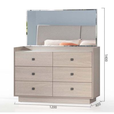 Paloma Bed Room Set -Warm Grey