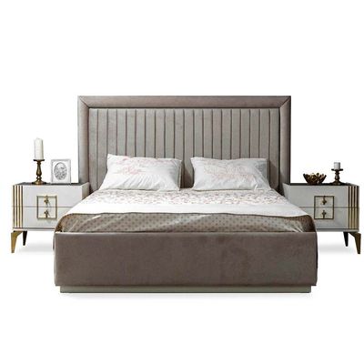 Intra Bed Room Set Cream / Golden