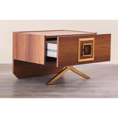 Dolores Night Stand Set of 2 -Walnut