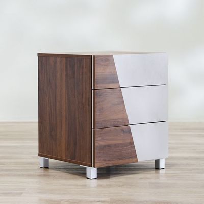  Paxton Night Stand - Walnut/Grey