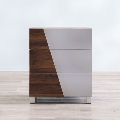  Paxton Night Stand - Walnut/Grey