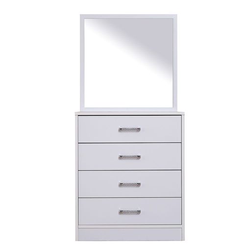 Astoria Dresser With Mirror - White