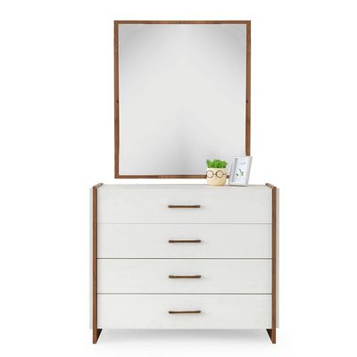 Gordion Dresser with Mirror -Light Cream