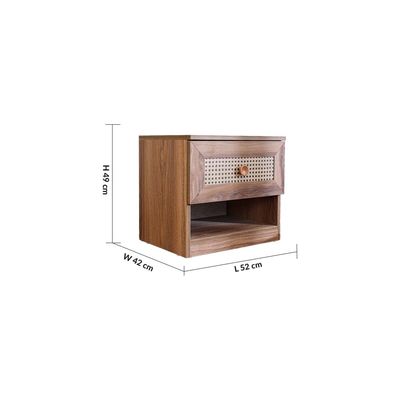 Bohem Night Stand - Dark oak