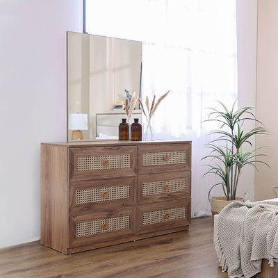 Bohem Dresser with Mirror - Dark oak