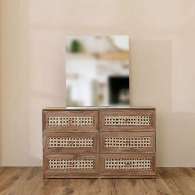 Bohem Dresser with Mirror - Dark oak