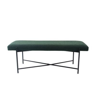 Arm Bed Bench - Green - 122x42x45 cm - With 2-Year Warranty