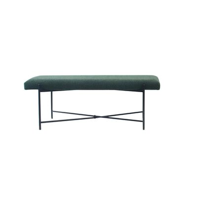 Arm Bed Bench - Green - 122x42x45 cm - With 2-Year Warranty