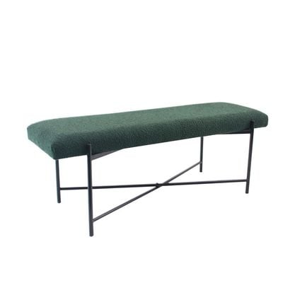 Arm Bed Bench - Green - 122x42x45 cm - With 2-Year Warranty