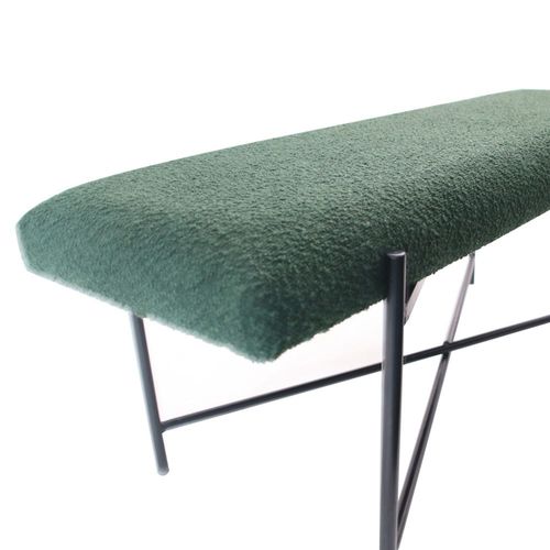 Arm 122X42X45 Bed Bench - Green