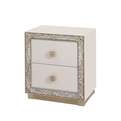 Celestial Night Stand - Off White / Gold