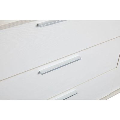 Thomas Dresser with Mirror - White/Light Oak - With 2-Year Warranty