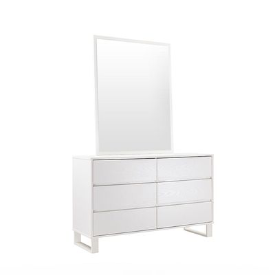 Kensley Dresser with Mirror - White - With 2-Year Warranty