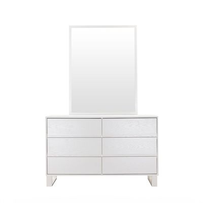 Kensley Dresser with Mirror - White - With 2-Year Warranty