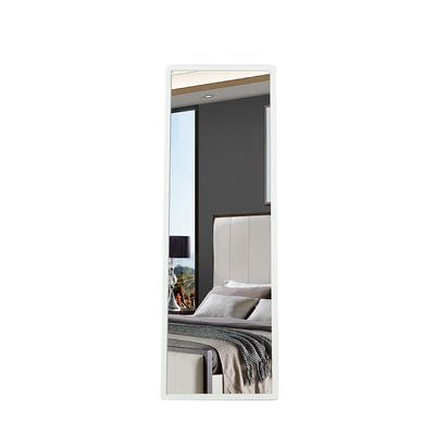 Cattleya Floor Mirror - Rustic White - With 2-Year Warranty