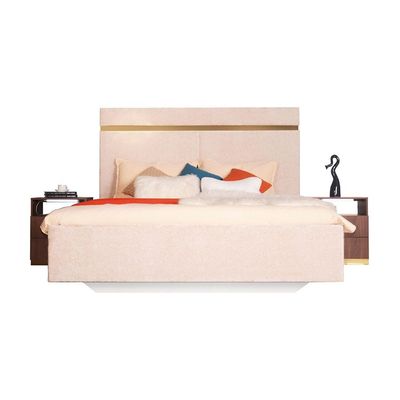 Ronin Bedroom Set - Beige/Golden - With 2-Year Warranty