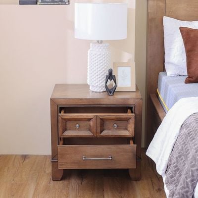 Oliva Night Stand - Walnut