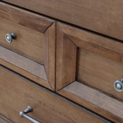 Oliva Dresser with Mirror - Walnut