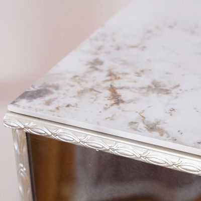 Renies Dresser - White/Gold - With 2-Year Warranty