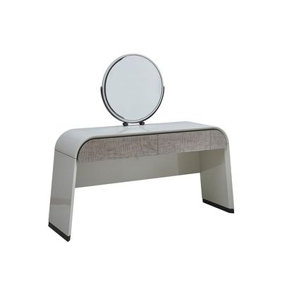 Halberg Dresser with Mirror and Pouf -  Grey /  Light Grey