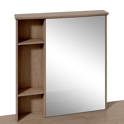 Amelia Dresser With Mirror - Light Oak / White