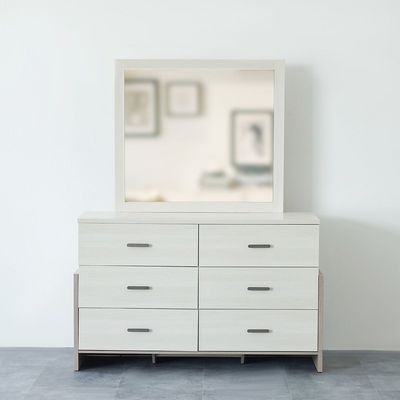 Barney Dresser with Mirror- Beige/Brown