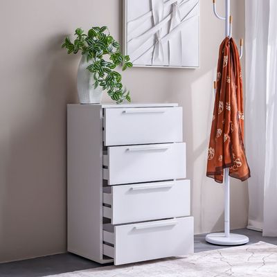  Serenity Chest of 4 Drawer - White