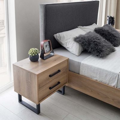 Norden Nightstand - African Walnut - With 2-Year Warranty