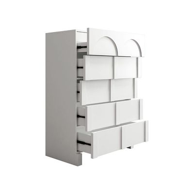 Calm 5 Drawer Chest - White