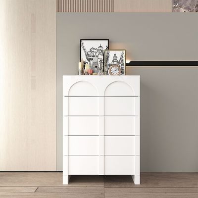 Calm 5 Drawer Chest - White