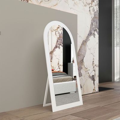 Calm Tall Standing Mirror -White