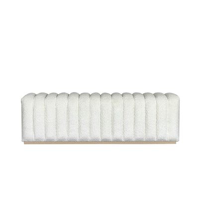 Brita Bed Bench - Off White/Beige - With 2-Year Warranty