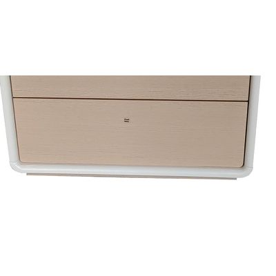 Brita 5 Drawers Chest Cabinet - Beige / White Oak