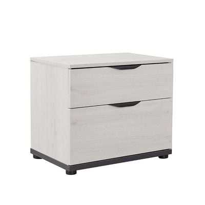 Pletora Night Stand - Grey Oak