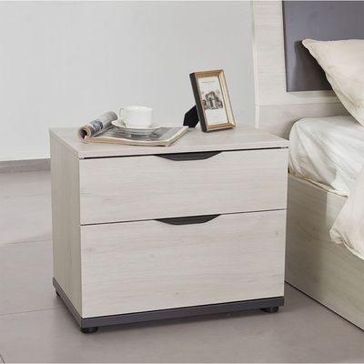 Pletora Night Stand - Grey Oak