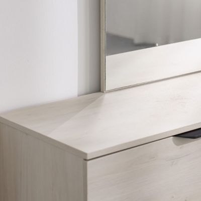 Pletora Dresser W/ Mirror  - Grey Oak