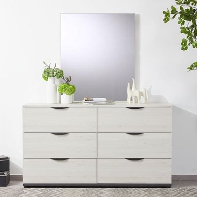 Pletora Dresser W/ Mirror  - Grey Oak