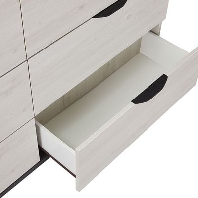 Pletora Dresser W/ Mirror  - Grey Oak