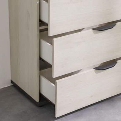 Pletora Chest Of  4 Drawers   - Grey Oak