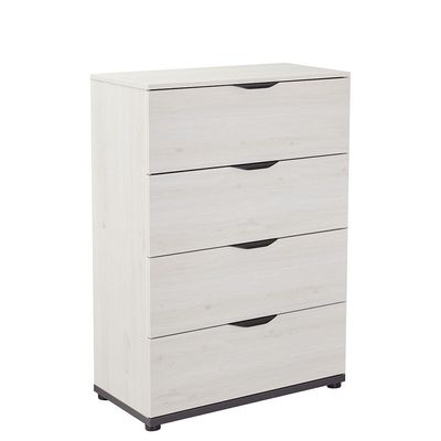 Pletora Chest Of  4 Drawers   - Grey Oak