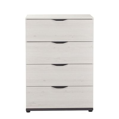 Pletora Chest Of  4 Drawers   - Grey Oak