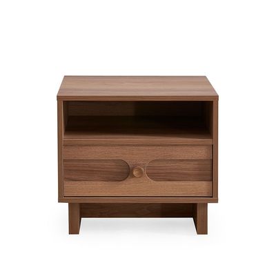 Ren Nightstand - Natural Walnut - With 2-Year Warranty